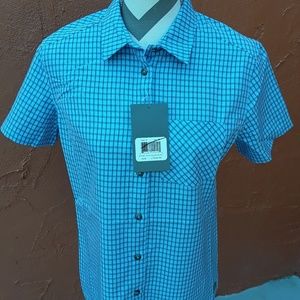 NWT Solstice SS Travel UPF 30 Outdoor Shirt M